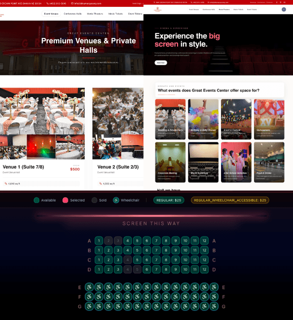 Great Events Center WebApp / Software